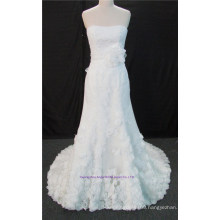 Sweetheart Lace Mermaid Bridal Dress Sweep Train Wedding Gown